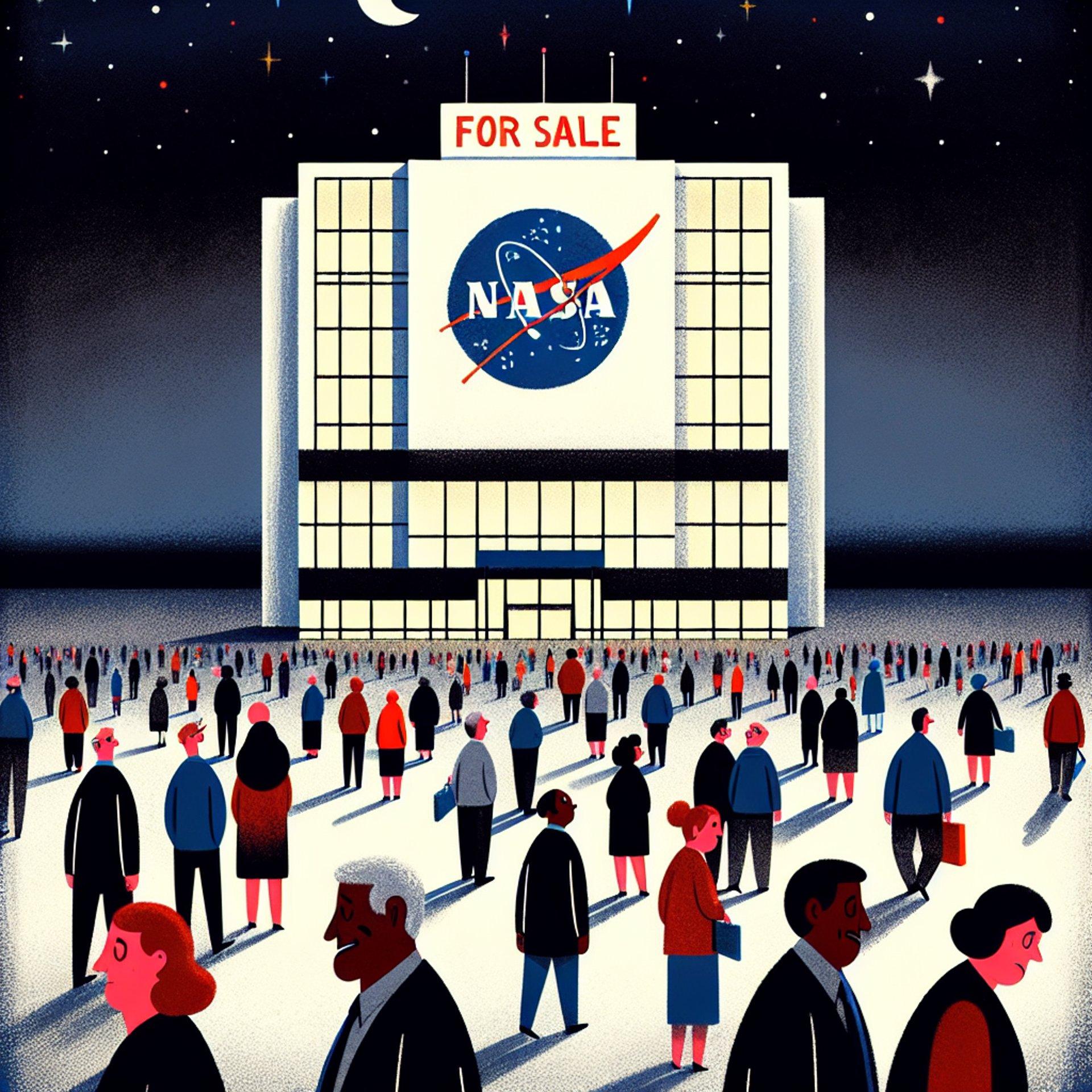 Banner for NASA Faces a Starless Future: Cuts May Ground Over 2,000 Senior Staff