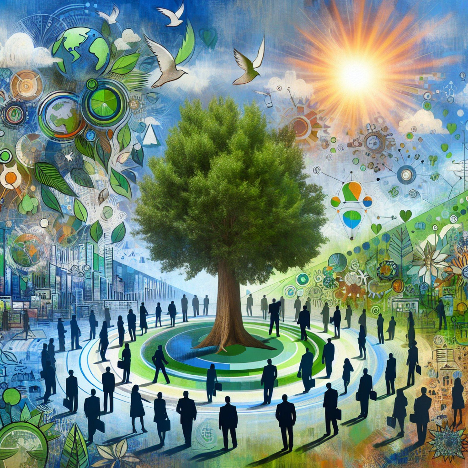Banner for Summer Davos 2025: Uniting Global Leaders for a Greener Future