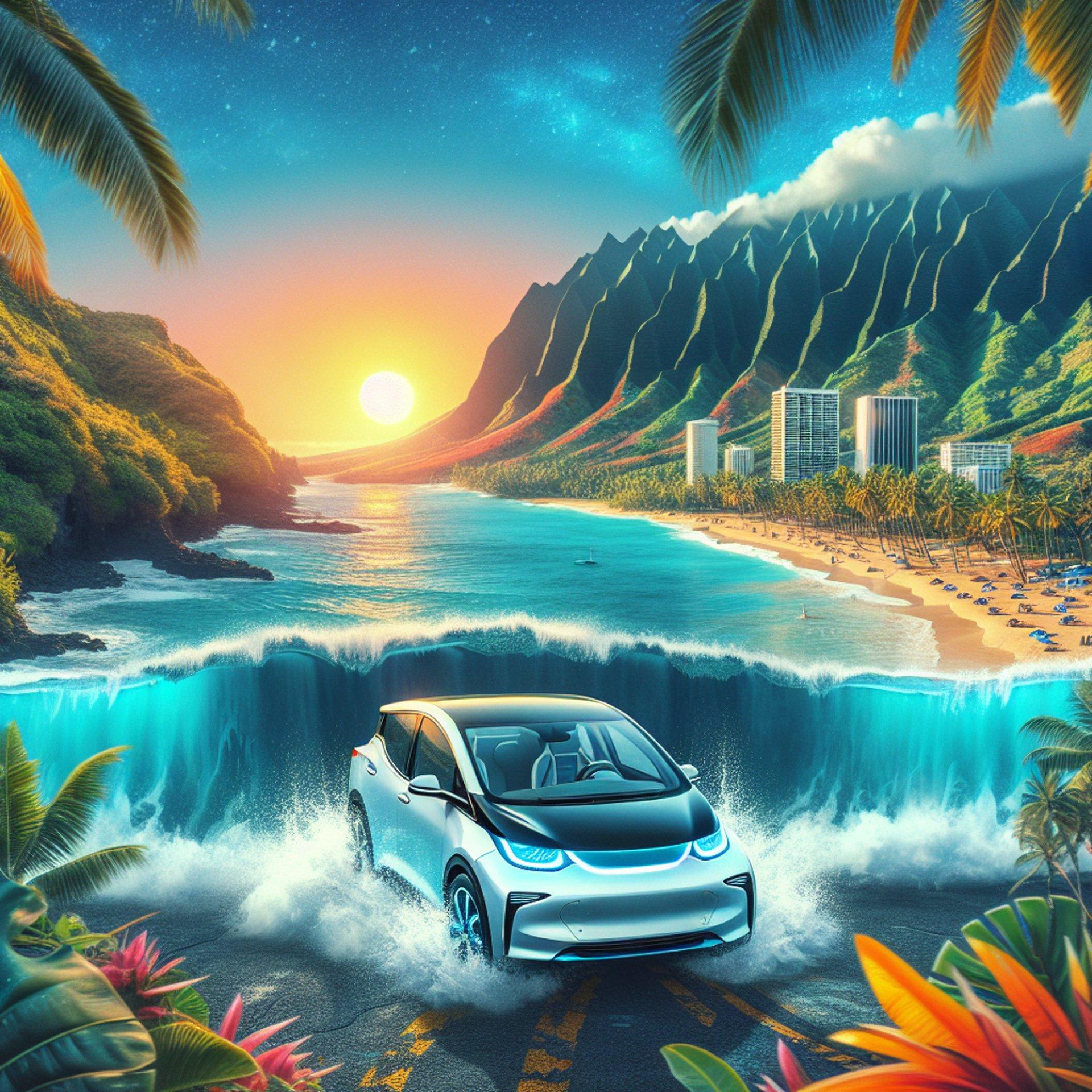 Banner for Tesla Takes a Dip in Windward Oahu: What Went Down?