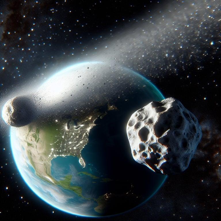 Banner for Asteroid 2025 DU7 Zooms Past Earth: Another Day, Another Near Miss!