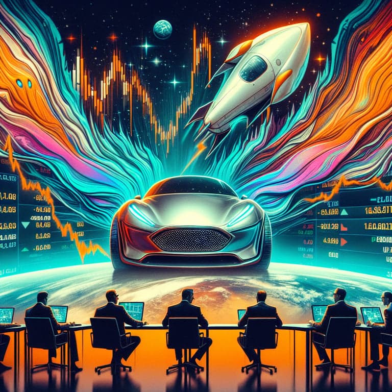 Tesla Takes a Tumble as Space Stocks Soar: Trump's Orders Send Market into a Tailspin