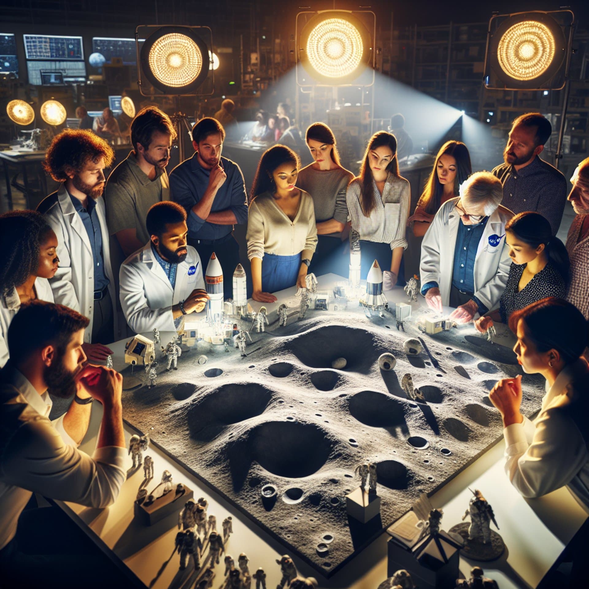 NASA Engineers Simulate Lunar Lighting for Artemis III: Shedding Light on the Dark Side of the Moon!