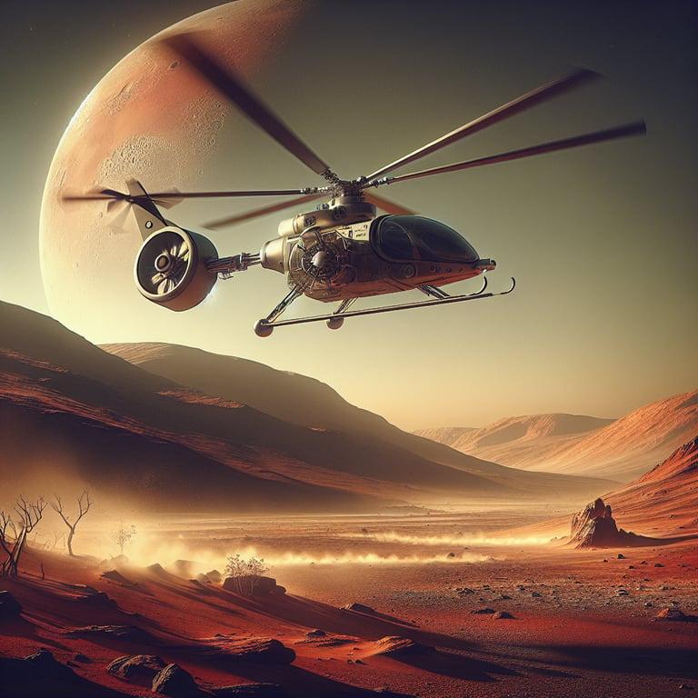 Banner for NASA's Nighthawk: The Mars Helicopter on a Bold Quest for Martian Life!
