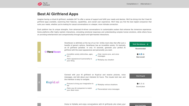 Thumbnail image for Top AI Girlfriend