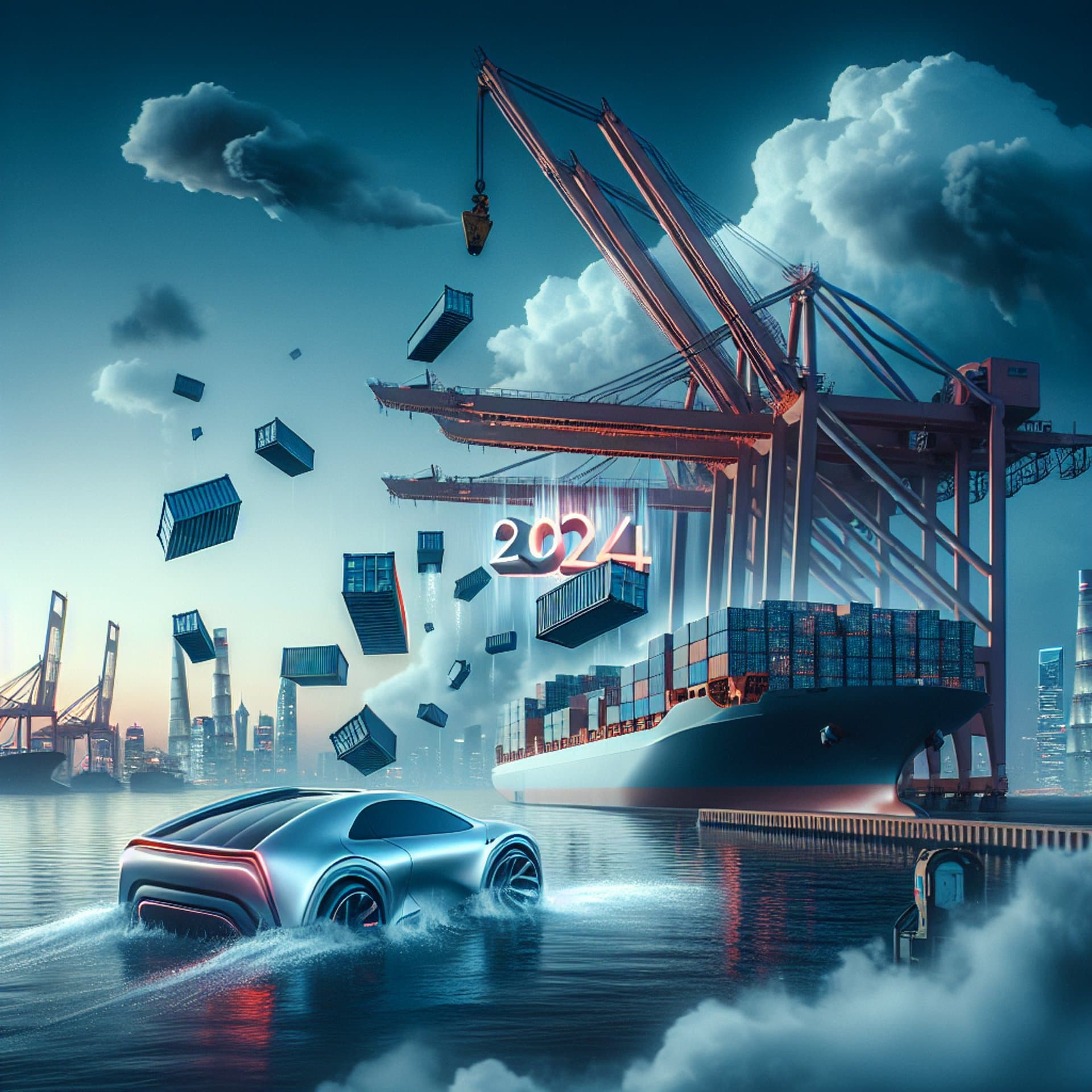 Banner for Tesla's Shanghai Shipments Sink: First Decline Recorded in 2024