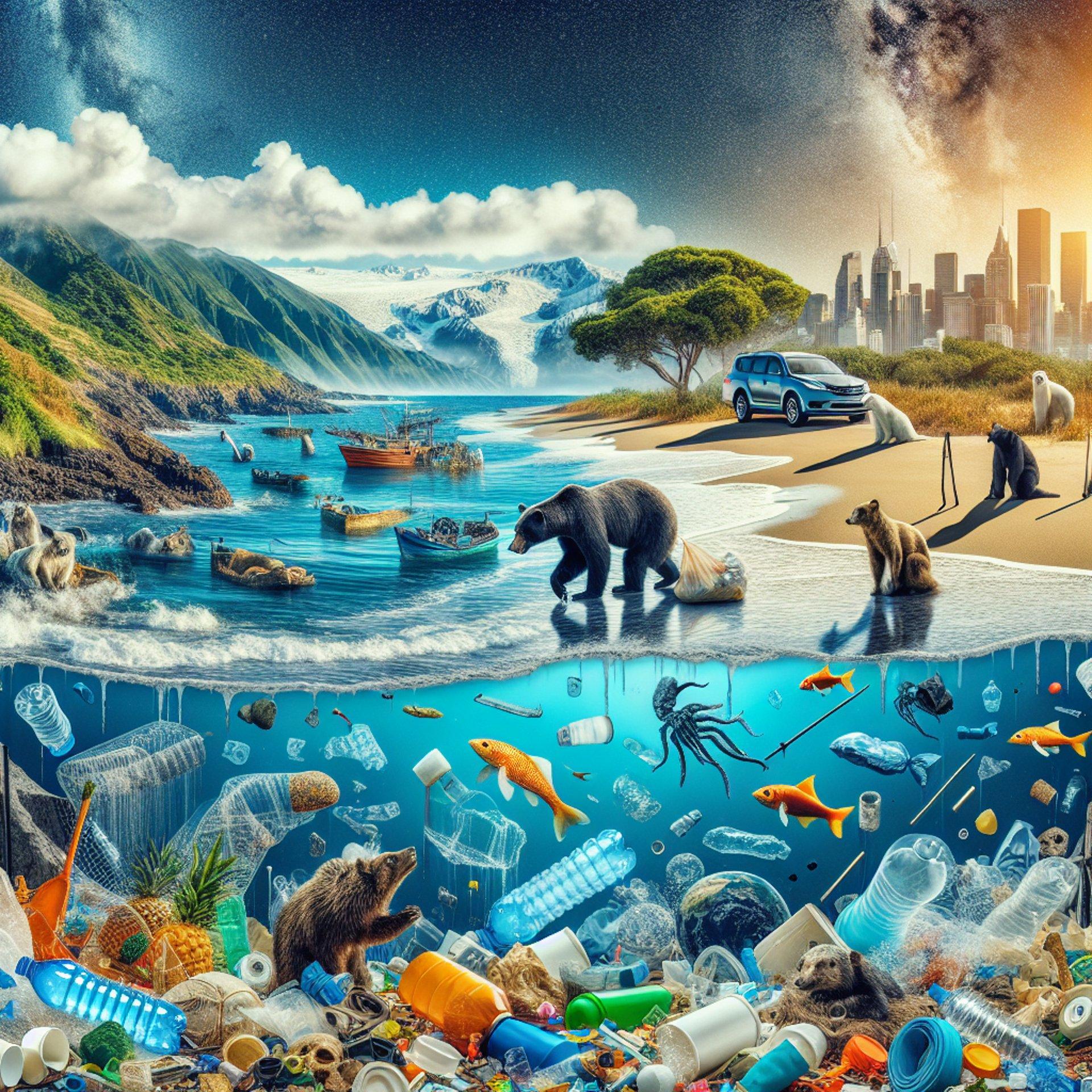 Banner for World Economic Forum's Instagram Reel Drives Home the Crisis of Plastic Pollution