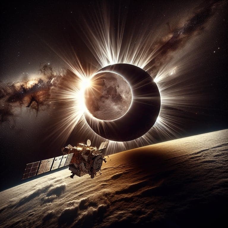 NASA Spacecraft Catches a Glimpse of a Partial Solar Eclipse From Space!