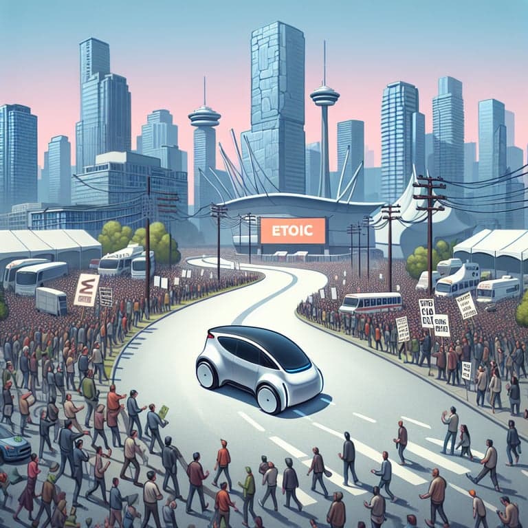 Vancouver Auto Show Drives Away Tesla Amid Escalating Protests