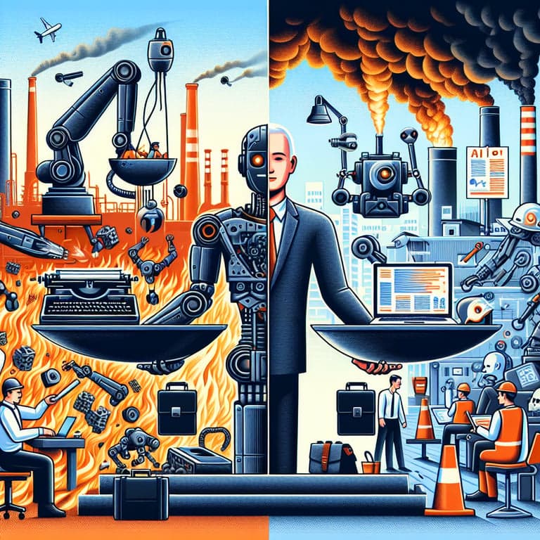 Banner for AI: The Great Job Destroyer or Enabler?