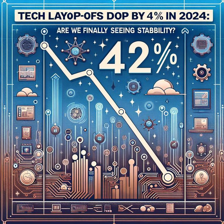Banner for Tech Layoffs Drop by 42% in 2024: Are We Finally Seeing Stability?