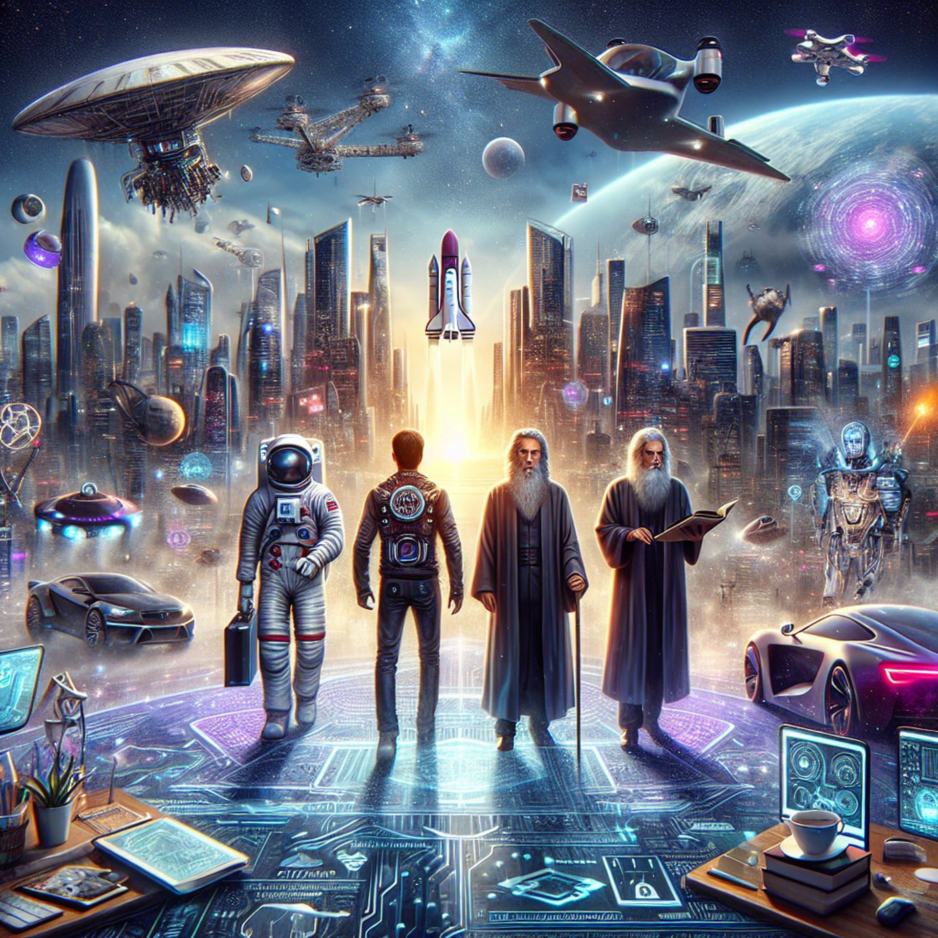 Futuristic Fantasy: A Peek into 2036 with Elon Musk, Jeff Bezos, and Sam Altman