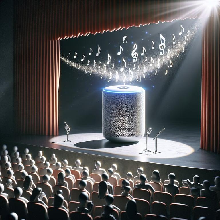 Banner for Amazon's Alexa Takes the Stage: AI-Generated Songs Stir Up Controversy