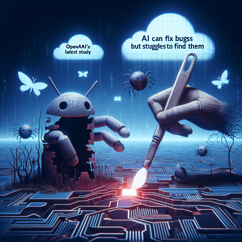 Banner for OpenAI's Latest Study: AI Can Fix Bugs but Struggles to Find Them!