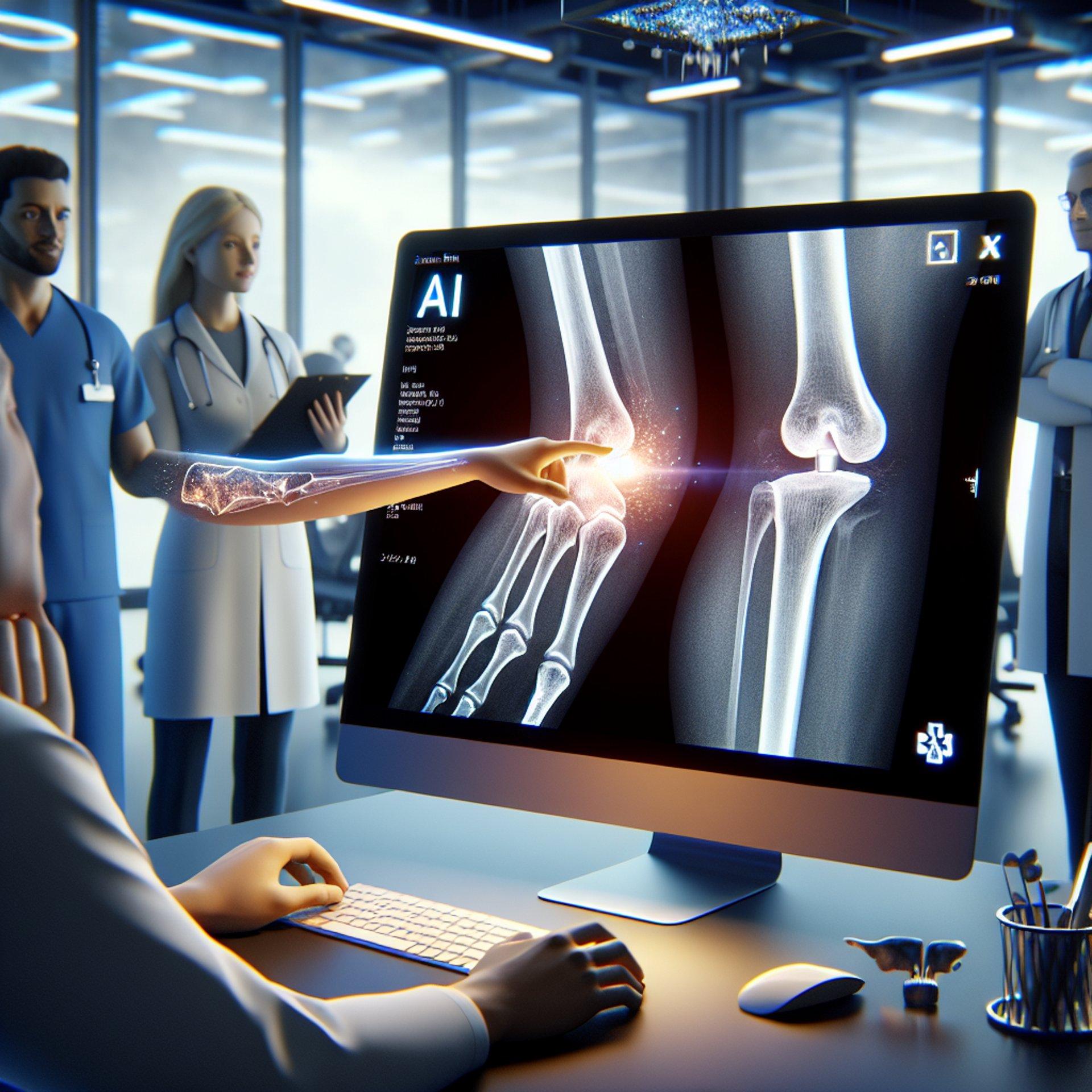 Banner for NHS Revolutionizes Bone Fracture Detection with AI-Powered X-Ray Tools