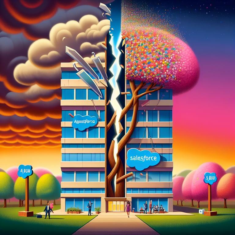 Banner for Salesforce Slashes 4,000 Support Roles with Agentforce, Plans to Hire 5,000 in Sales