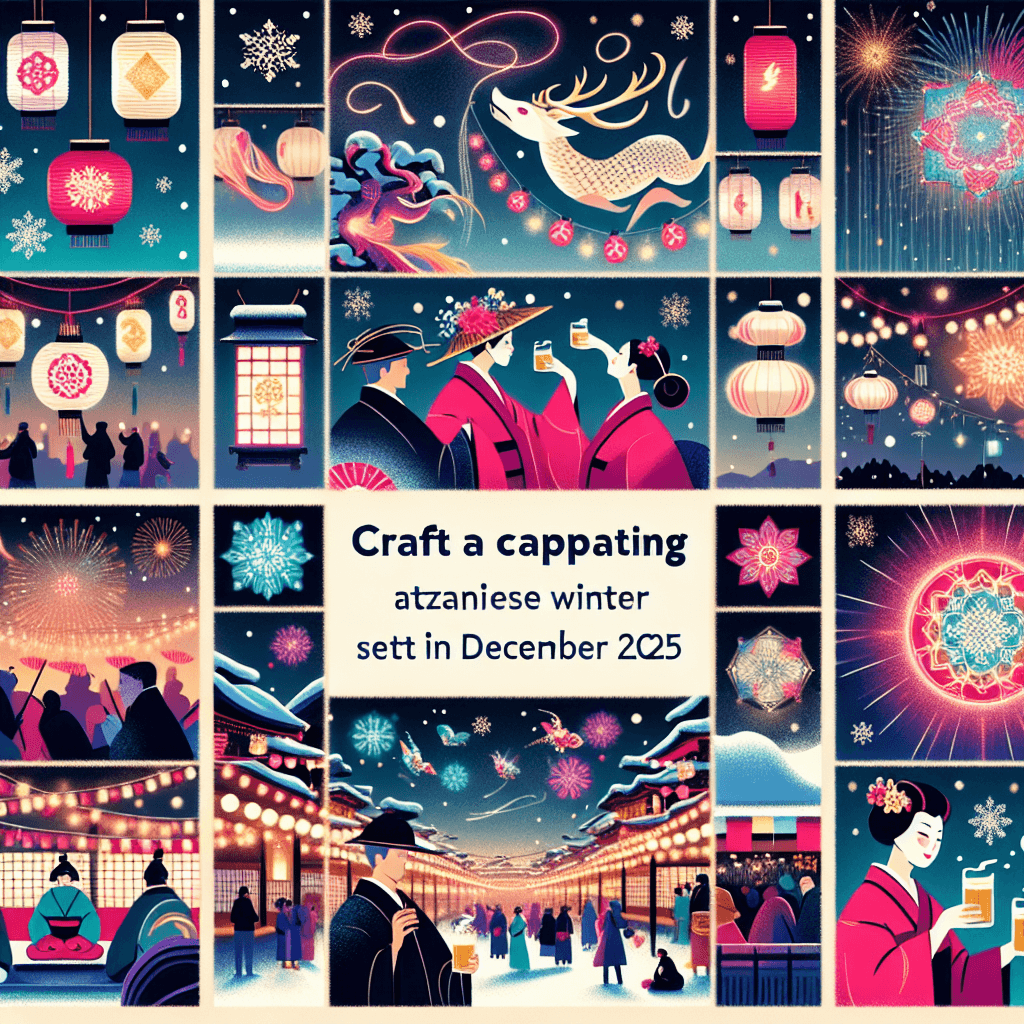 Banner for Celebrate the Winter Enchantment: Japan's Festivals Illuminate December 2025!