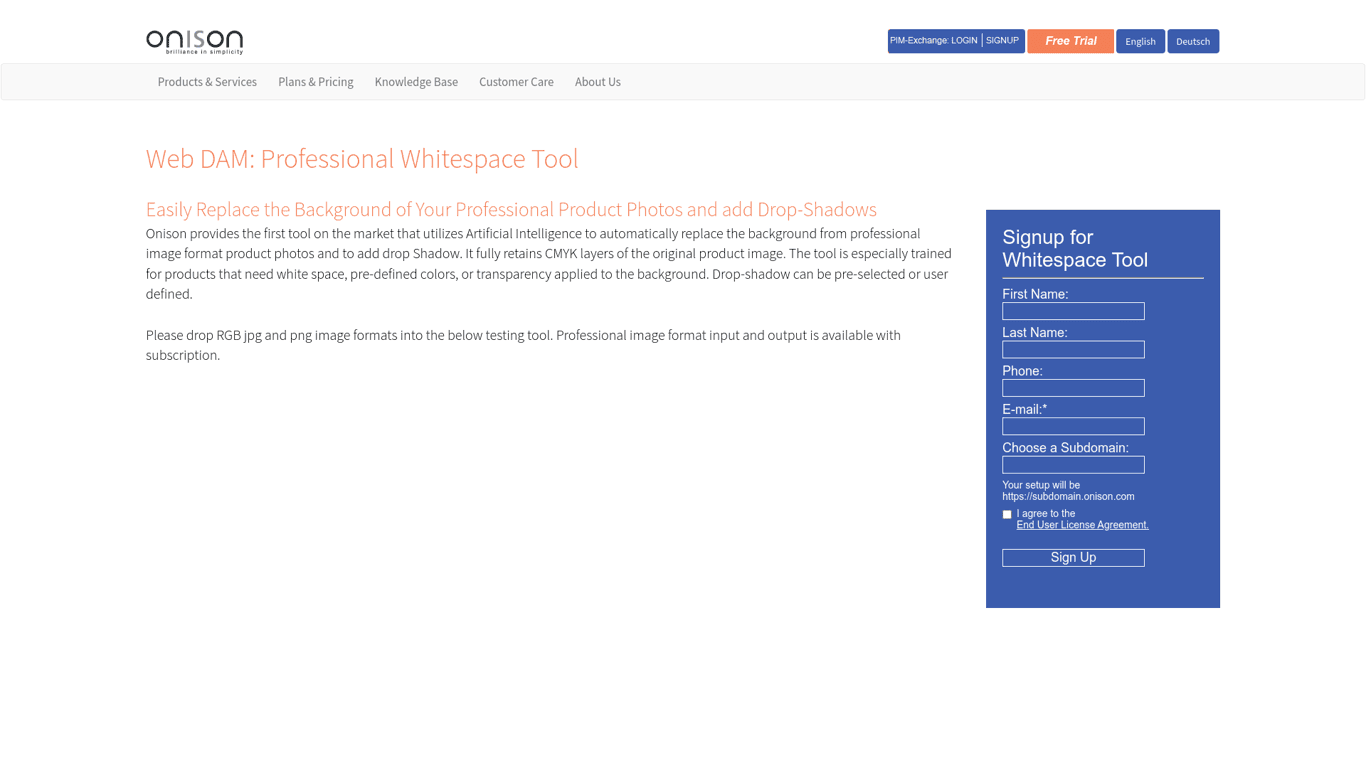 Onison screenshot