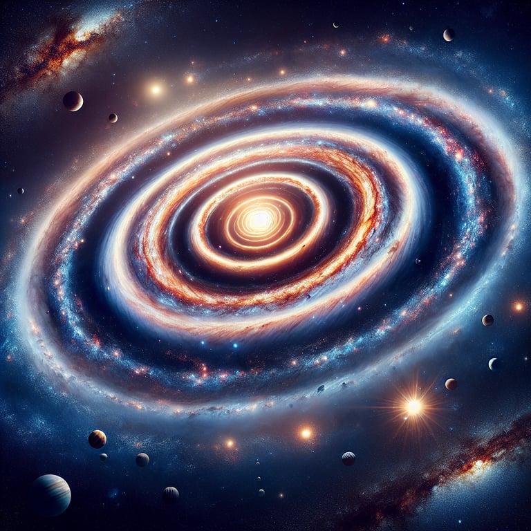 Banner for Hubble Snags Stunning Nine-Ring 'Bullseye' Galaxy Discovery