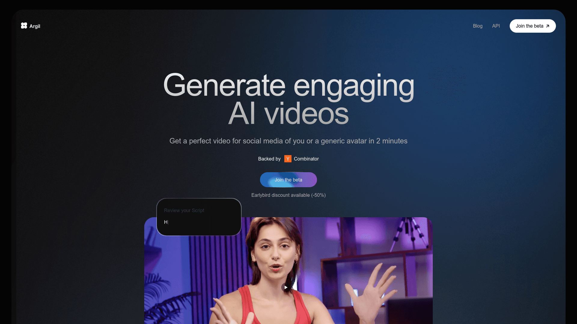 Argil screenshot