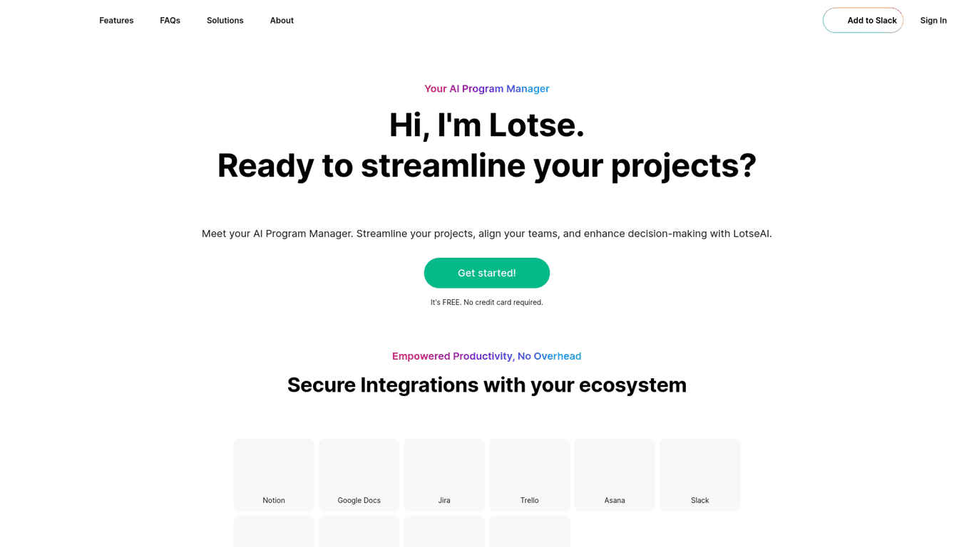 Lotse screenshot