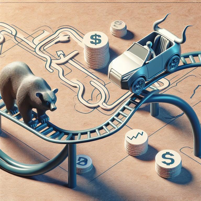 Banner for Tesla's Rollercoaster: Guggenheim's Bearish View vs. Wall Street Optimism