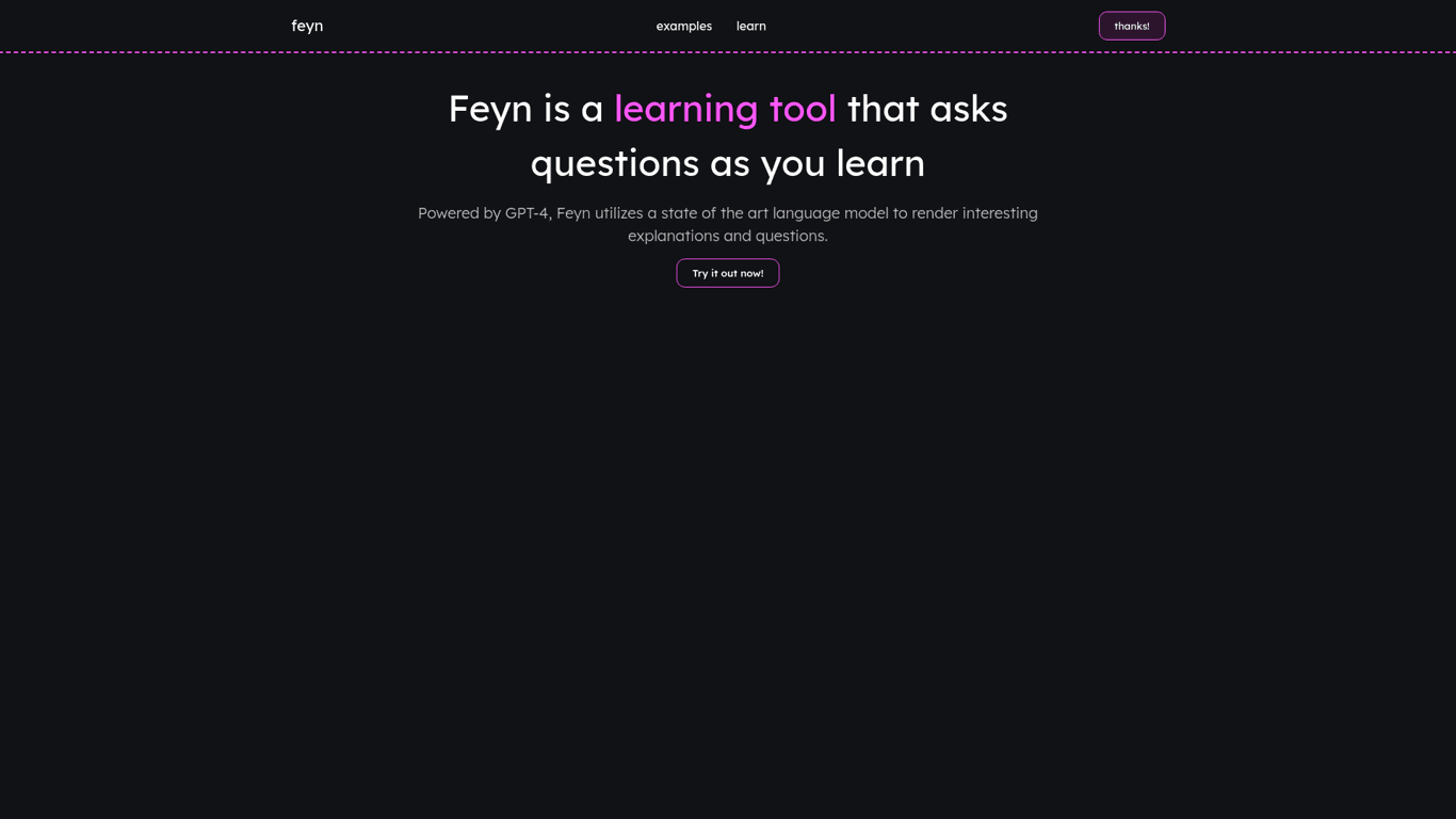 Feyn screenshot