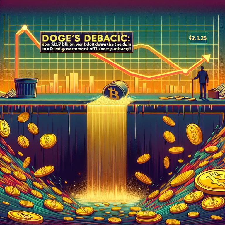 DOGE’s Debacle: How $21.7 Billion Went Down the Drain in a Failed Government Efficiency Attempt