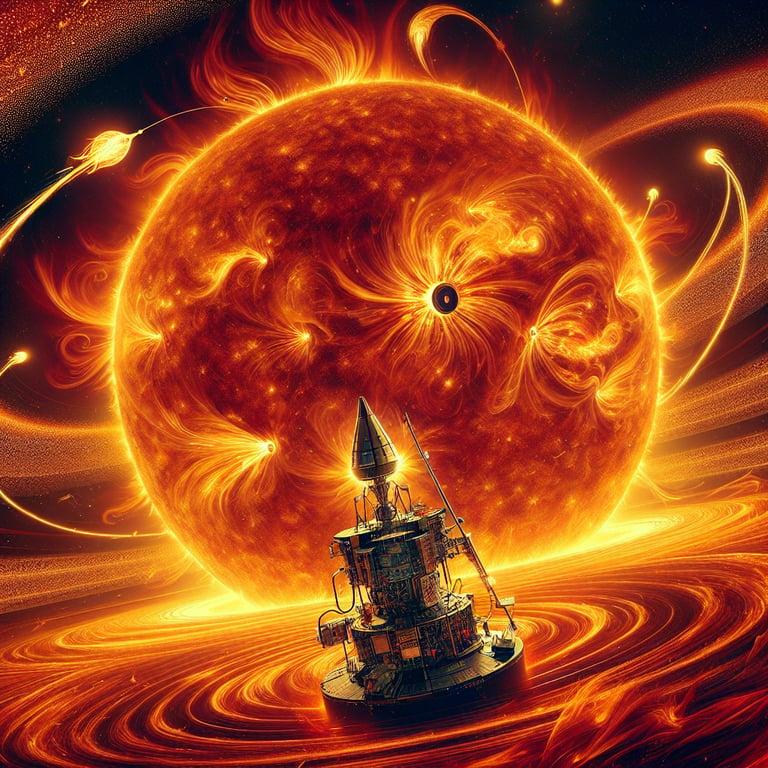 Banner for NASA's Parker Solar Probe: Unlocking the Sun's Fiery Secrets