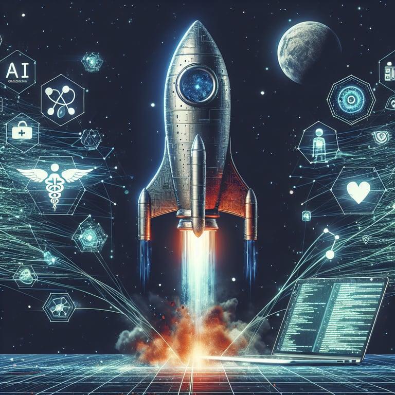 Banner for Blast Off to Better Health: NASA and Google Collaborate on AI Space Medic