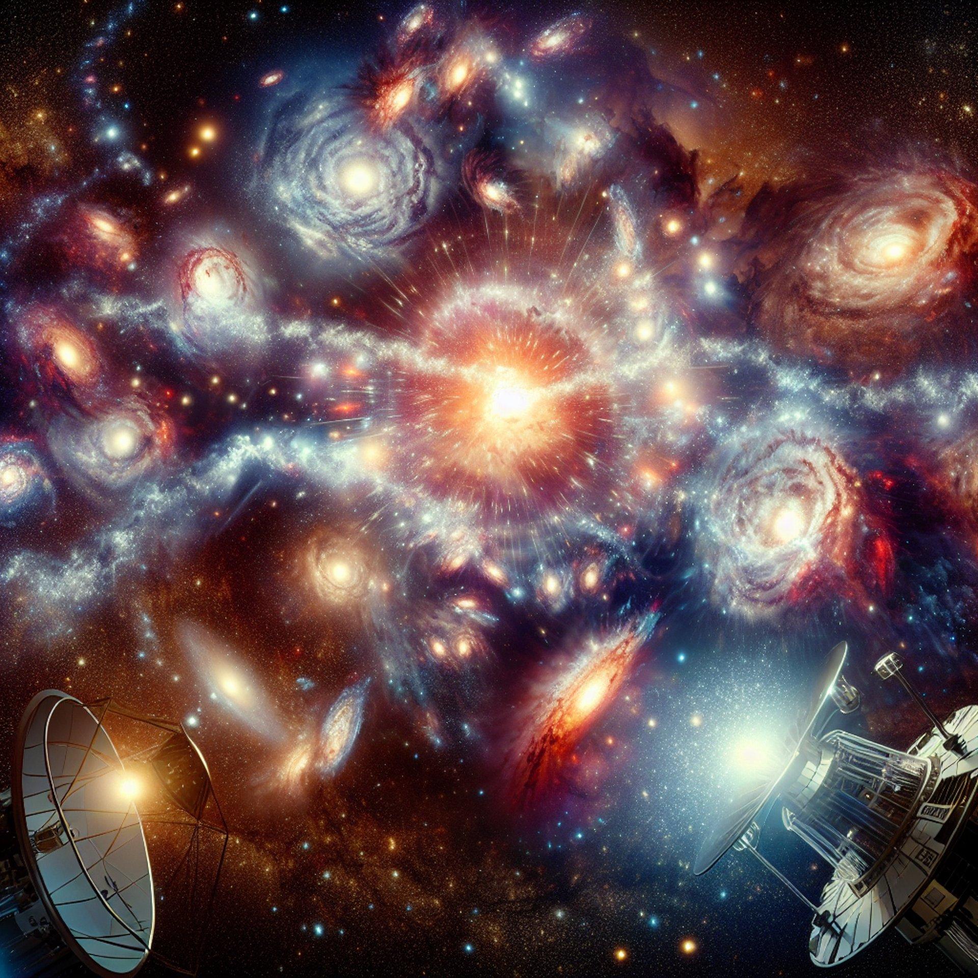 Banner for Galaxy Clusters on a Collision Course: NASA's Chandra Unveils Cosmic Clash