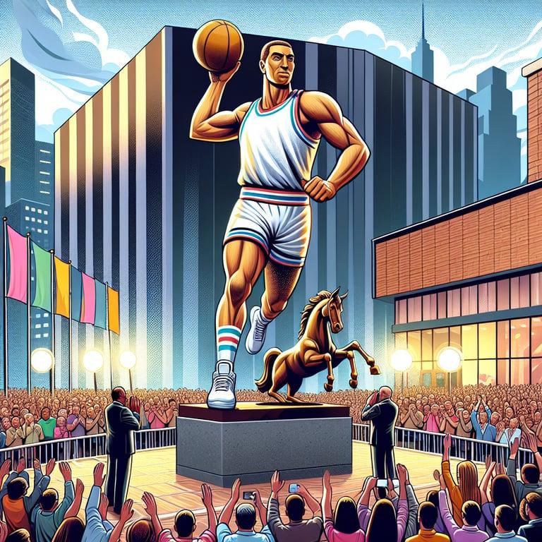 Banner for Dallas Mavericks Pay Tribute to Dirk Nowitzki with Iconic Statue Unveiling