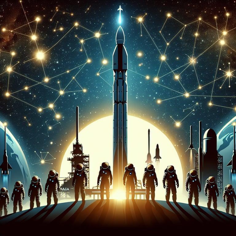 Banner for NASA and SpaceX's Crew-10 Launch: A Giant Leap for International Cooperation in Space Exploration