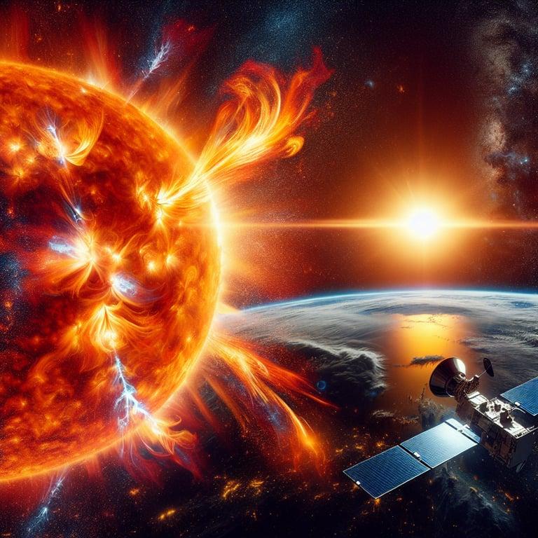 Banner for NASA's Solar Dynamics Observatory Sheds Light on Fierce X1.2 Solar Flare!