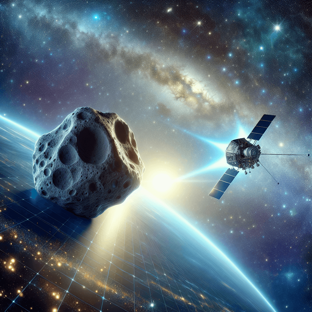 Banner for NASA's Lucy Probe Soars Past Asteroid Donaldjohanson in Cosmic Test Drive