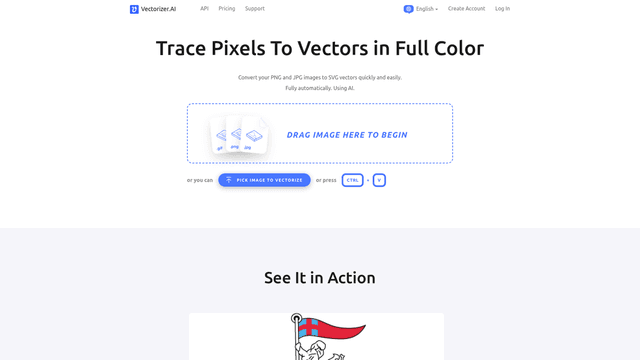 Thumbnail image for Vectorizer AI