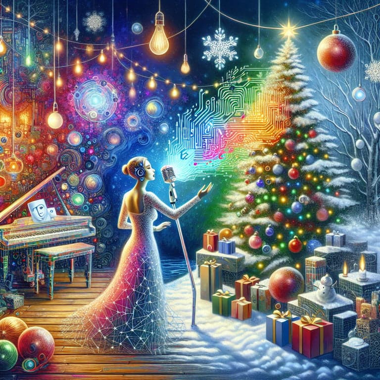 Kate Bush's Annual Christmas Message: Monet Meets AI in a Modern Reflection