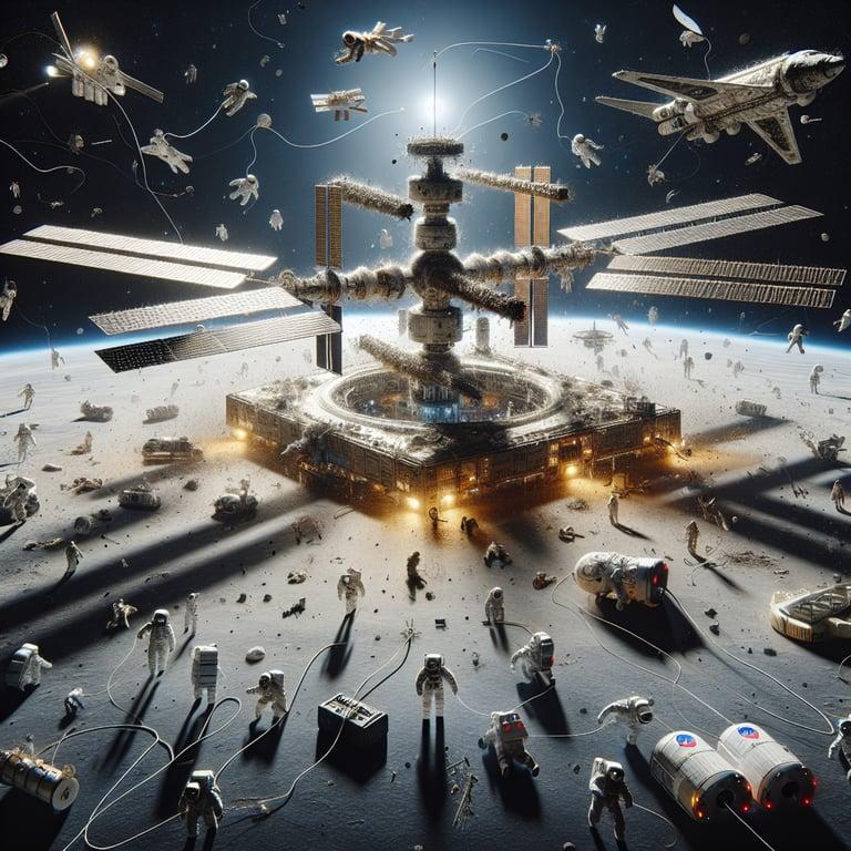 Banner for Crumbling Foundations: ISS Faces Critical Condition as NASA Scrambles for Solutions