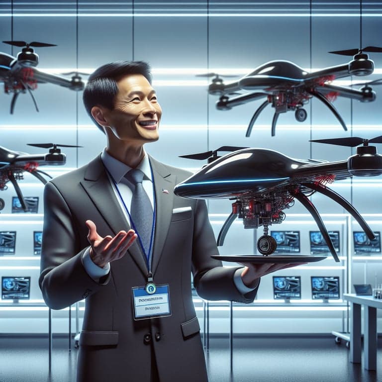 Banner for Kim Jong Un Inspects New 'Suicide Drones,' Urges AI Incorporation