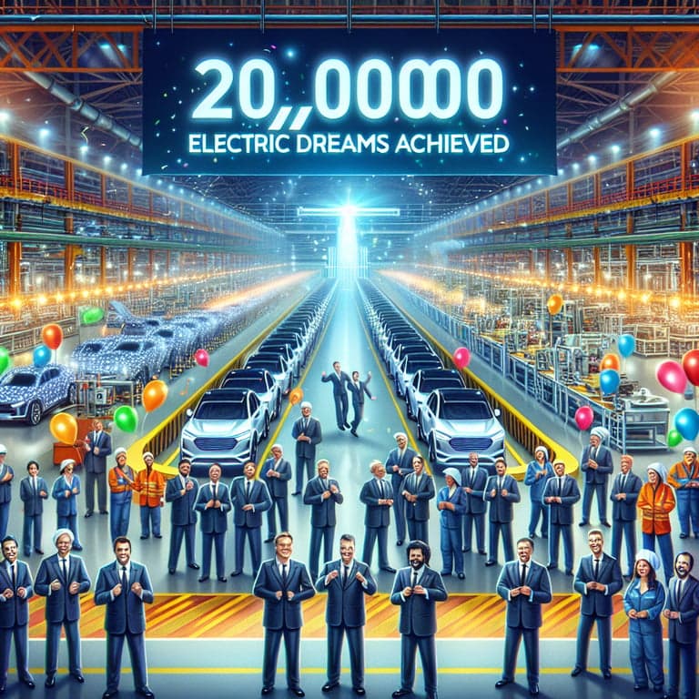 Banner for Tesla Celebrates 200,000 Vehicles at Fremont: A Milestone in Electric Dreams