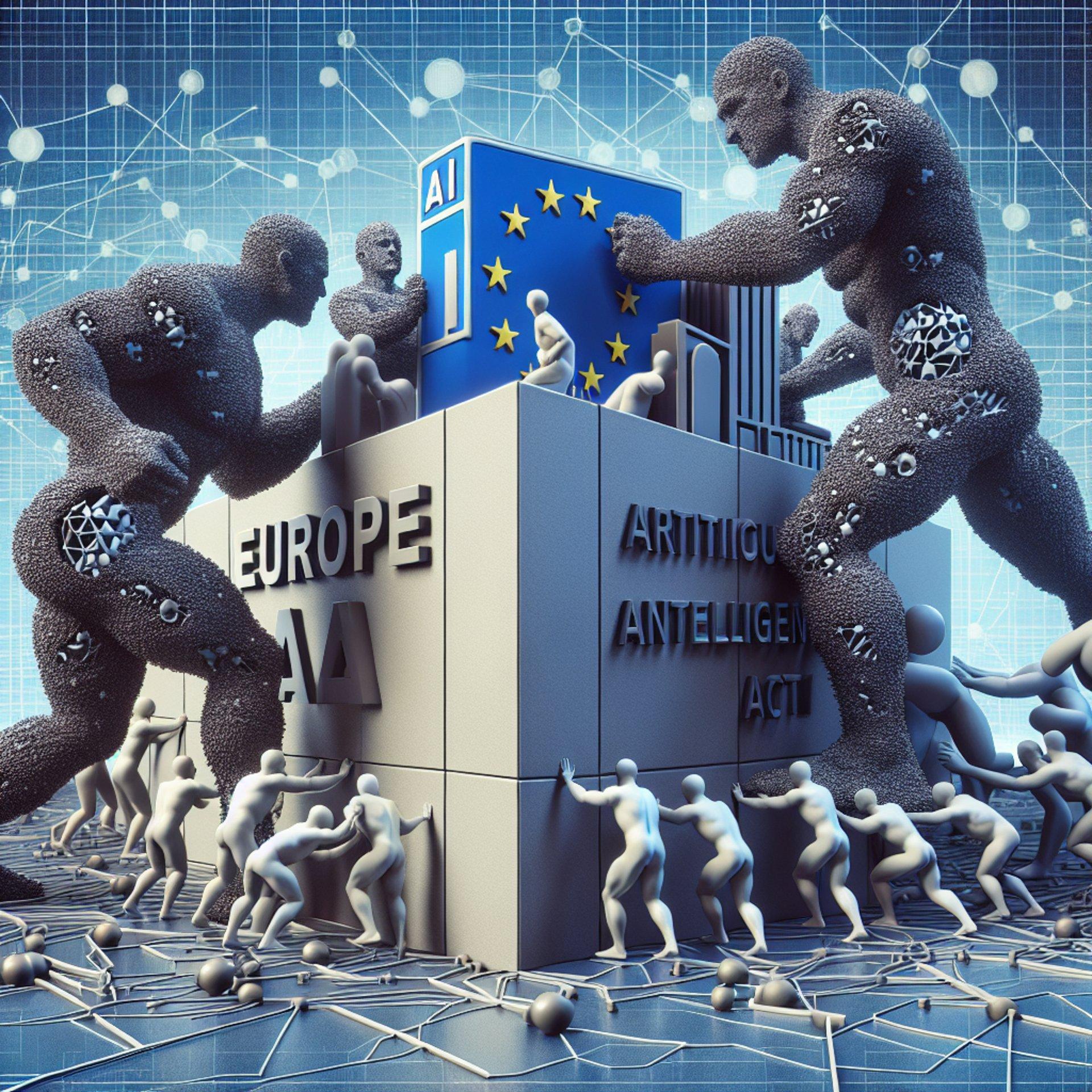 Banner for Tech Giants Lobby to Loosen Europe's AI Act