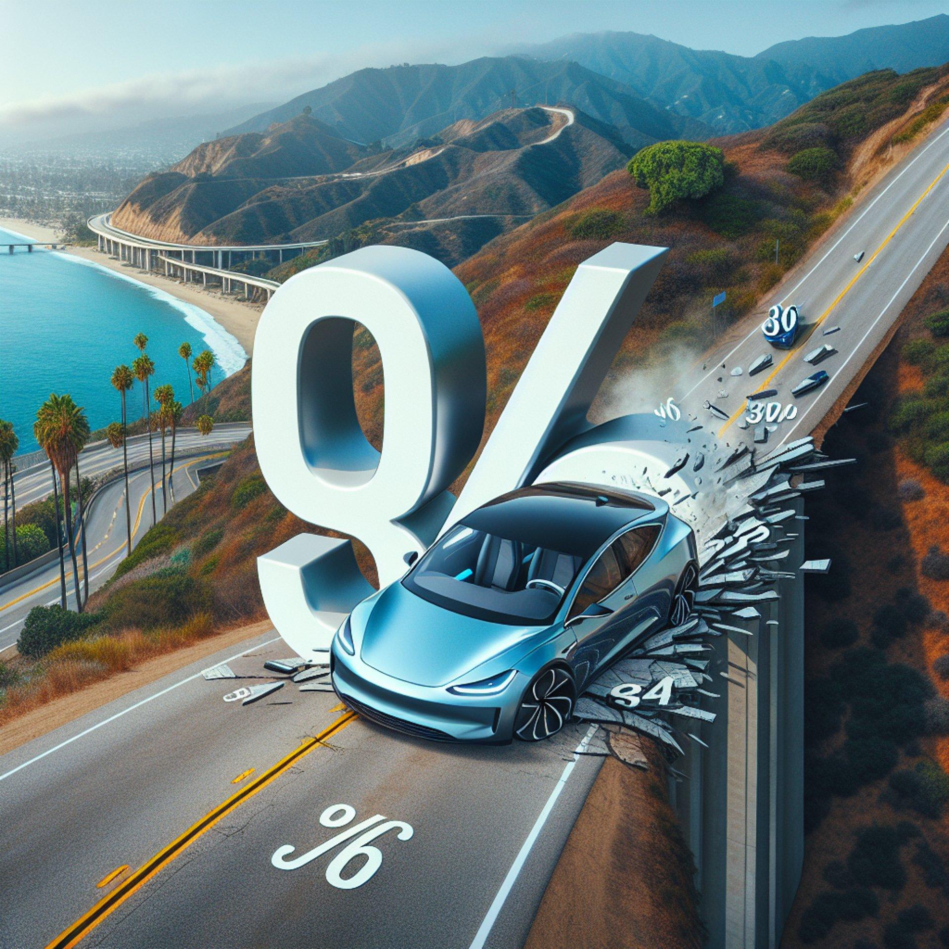Banner for Tesla's California Road Bump: Model 3 Sales Plummet by 36%