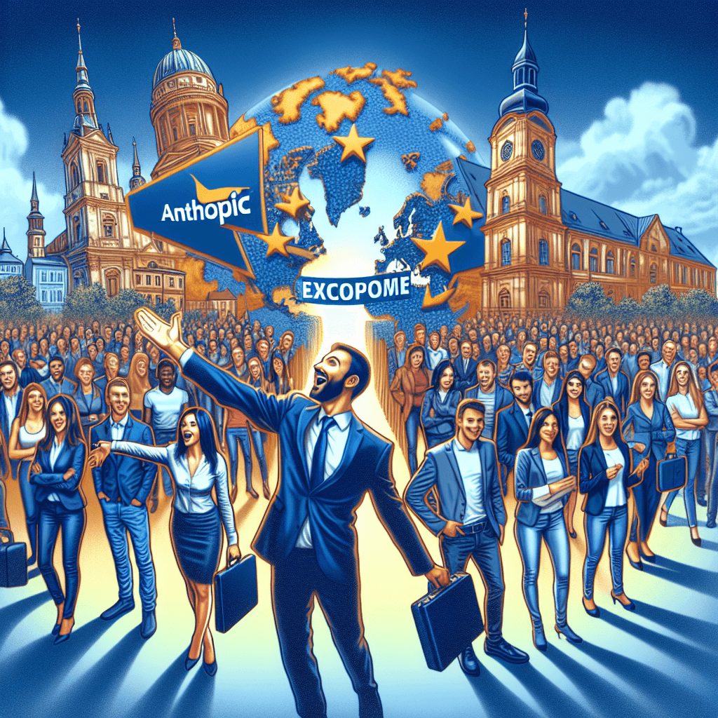 Banner for Anthropic's Bold Hiring Spree in Europe