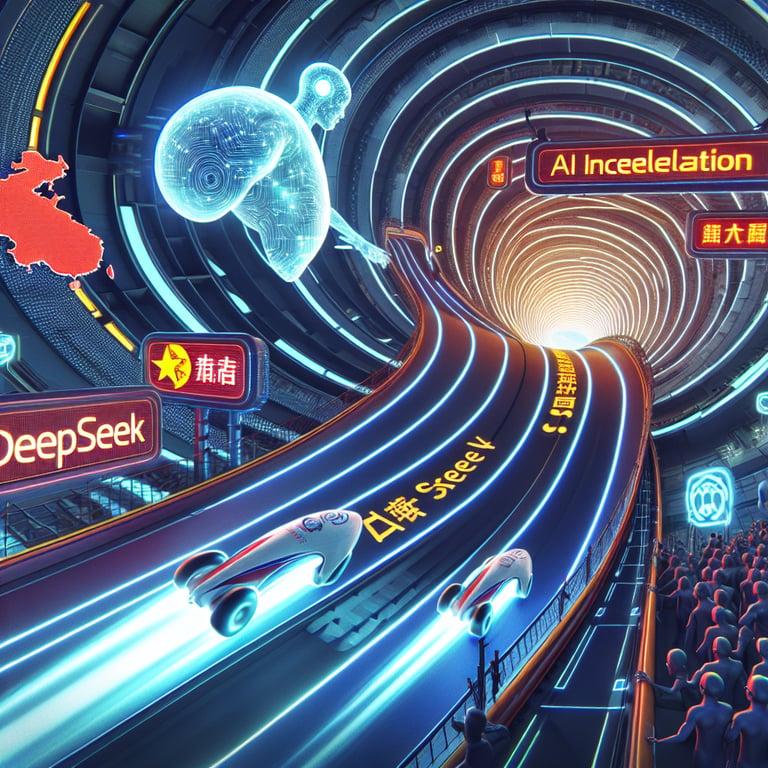Banner for DeepSeek Races to Compete with ChatGPT as China's AI Industry Accelerates