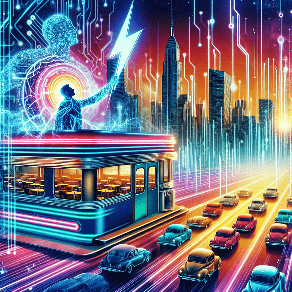 Elon Musk Electrifies LA with Retro-Futuristic Tesla Diner!