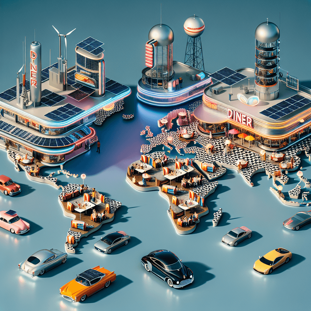 Banner for Tesla Expands Its Retro-Futuristic Diner Network Globally!