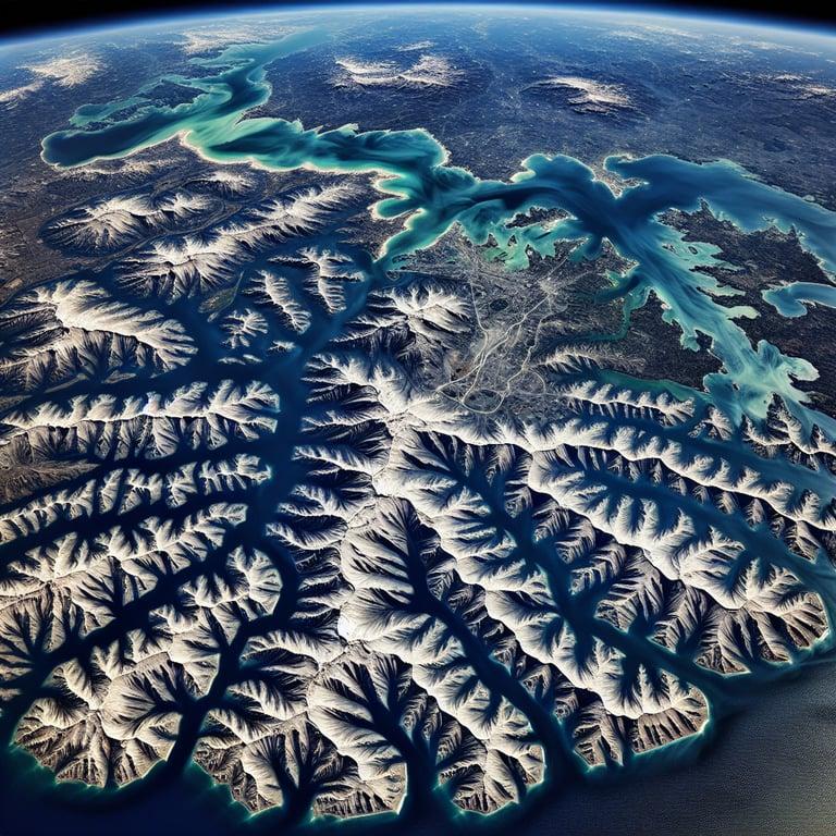 Banner for NASA's Stunning Capture of Boston Harbor's Ancient Drumlin Islands: A Geological Marvel