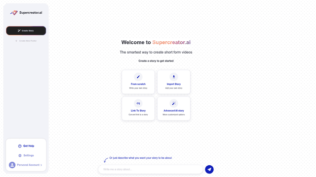 Thumbnail image for Supercreator AI