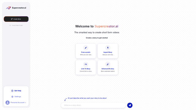 Thumbnail image for Supercreator AI