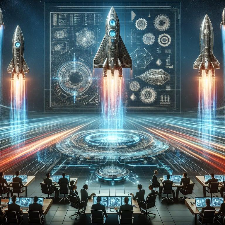 Banner for NASA's AI Experiment: Spaceships Designed at Warp Speed!