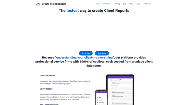 Thumbnail image for ClientReports.ai